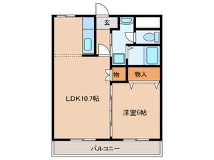 クレオールの物件間取画像